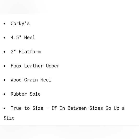 Corkys Black and Tan Hey Girl Chunky Heel Mules Size 7 - Picture 5 of 5